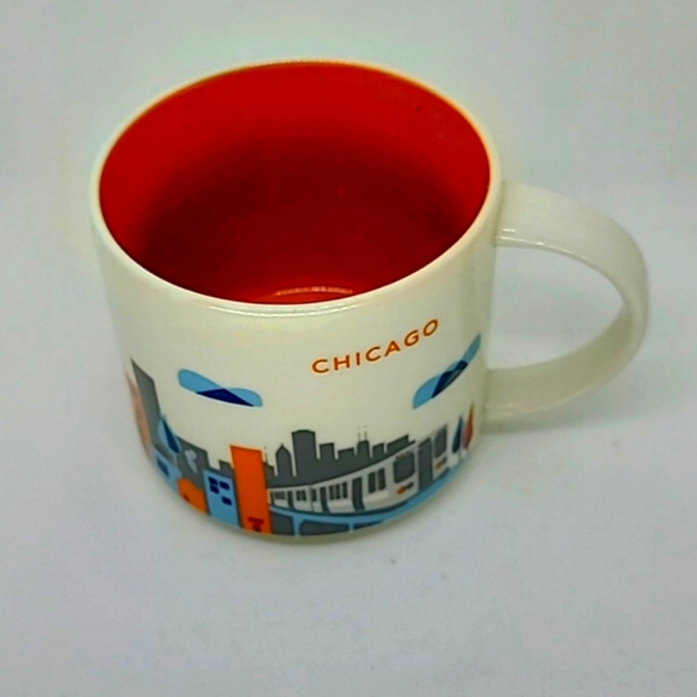 Starbucks CHICAGO You Are Here Coffee Tea Mug New